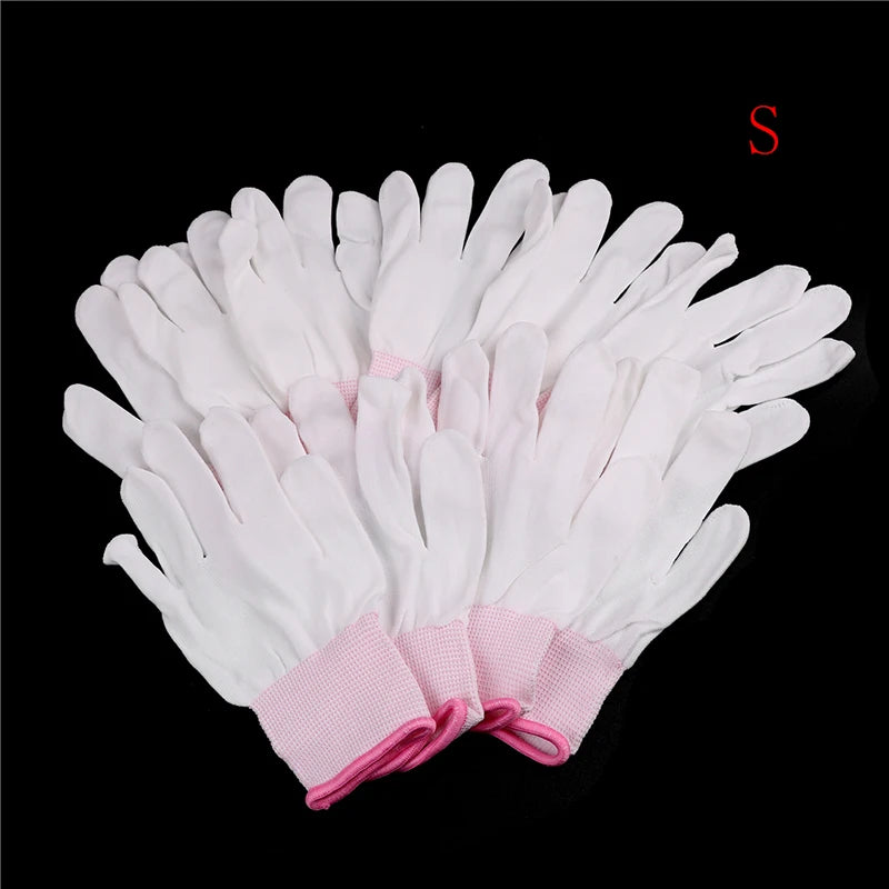 5pair Anti static ESD electronic working Gloves pu coated palm coated finger