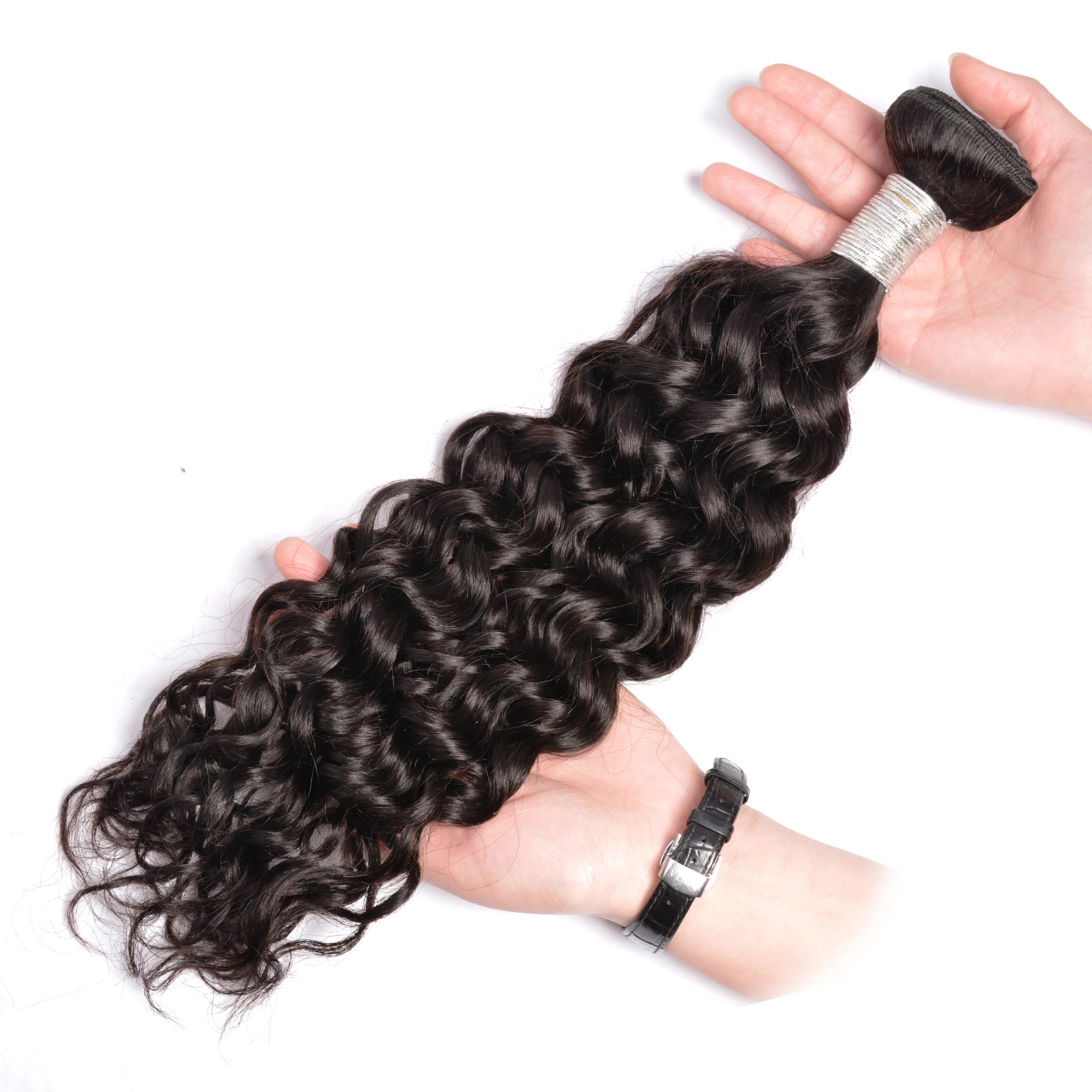 Water Wave Bundles 10A Peruvian Virgin 100% Human Hair Bundles 30 32 Inch 1 3 4 Bundles Deal Wet And Wavy Curly Hair Extensions