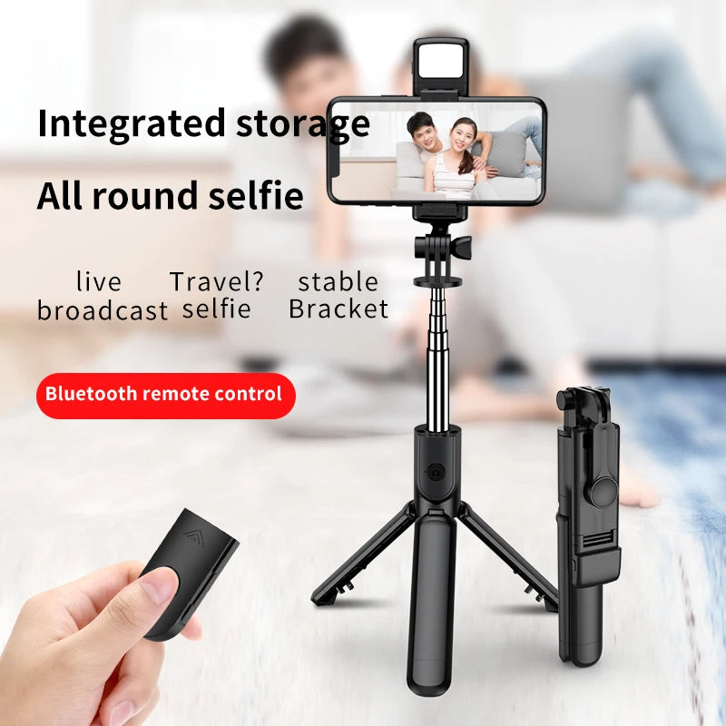 2025 new Selfie Stick Extendable Tripod Phone with,Group Selfies Live Streaming Video Recording Compatible with All Cellphones