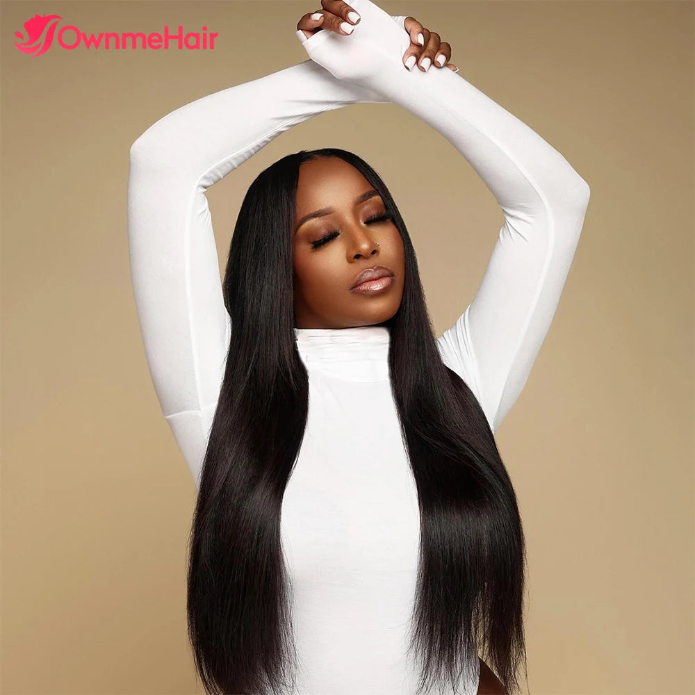 13x6 Bye Bye Knots Glueless Lace Frontal Human Hair Curly Wigs Pre Plucked Real 100% Human Hair Wigs Ready to Wear and Go 250%