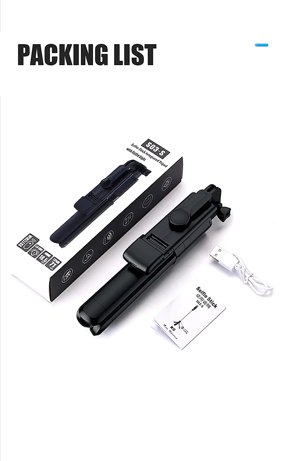 2025 new Selfie Stick Extendable Tripod Phone with,Group Selfies Live Streaming Video Recording Compatible with All Cellphones