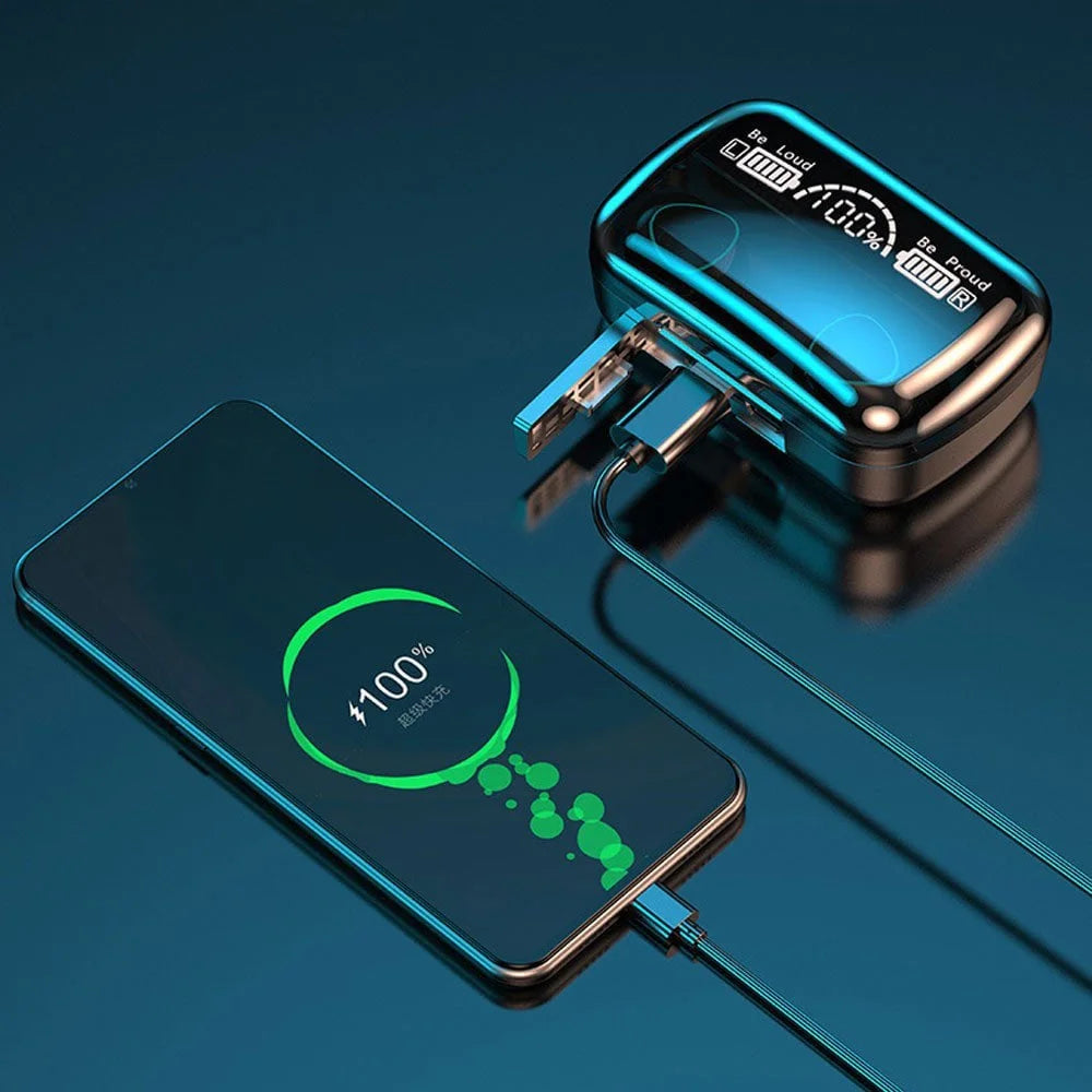 M10 Tws Fones De Ouvido Estéreo Sem Fio 5.0 Bluetooth Para Smartphones Android
