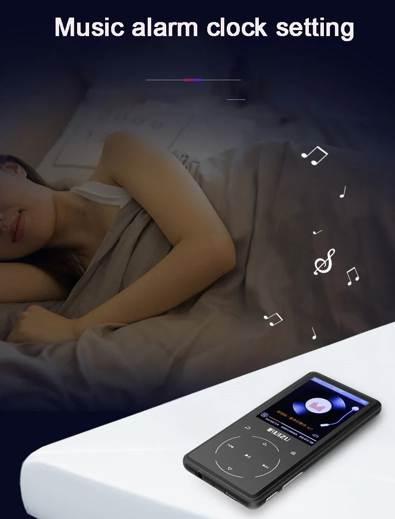 Original RUIZU D16 MP4 Player 8GB/16GB 2.4 inch Screen Bluetooth FM Radio Voice Recorder E-Book Video Portable Audio player