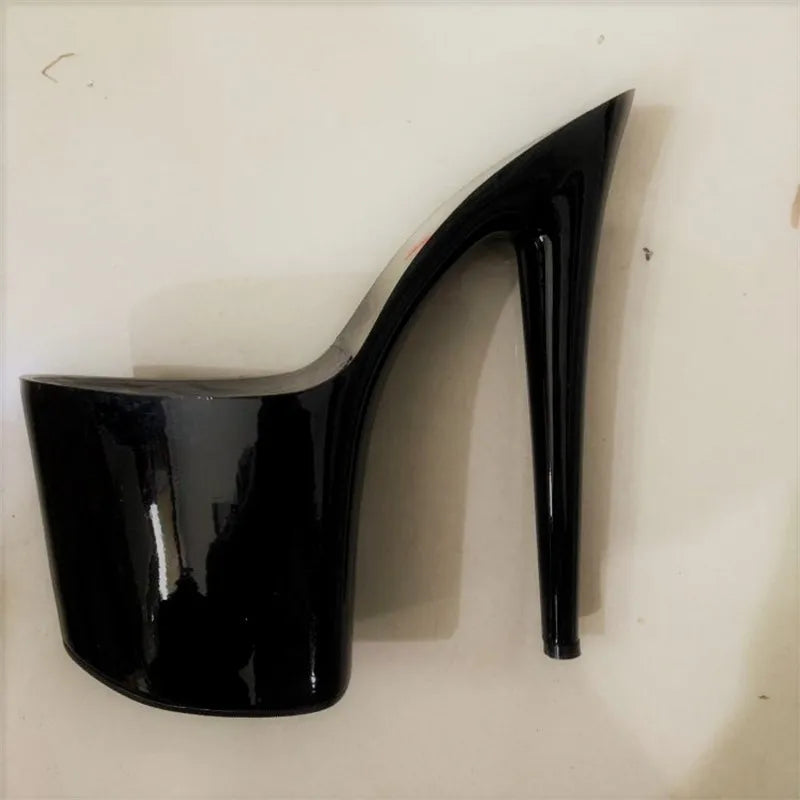 15-20-23 centimeter shoe accessories, thick-soled shoes in white and black, unfinished shoes, shoe soles