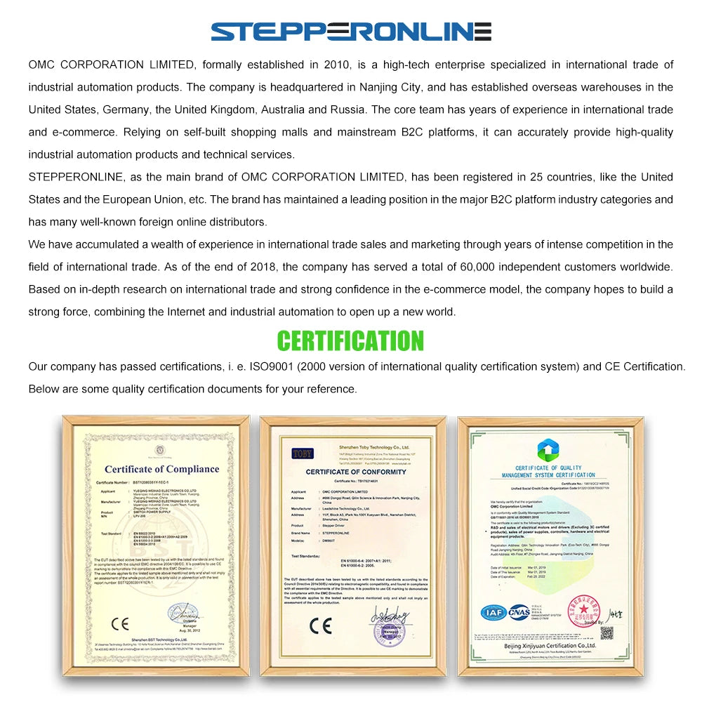 High Torque Nema 14 Stepper Motor 40Ncm(56.7oz.in) 1.5A 35x35x52mm Nema14 Stepper 4-lead for CNC DIY 3D Printer