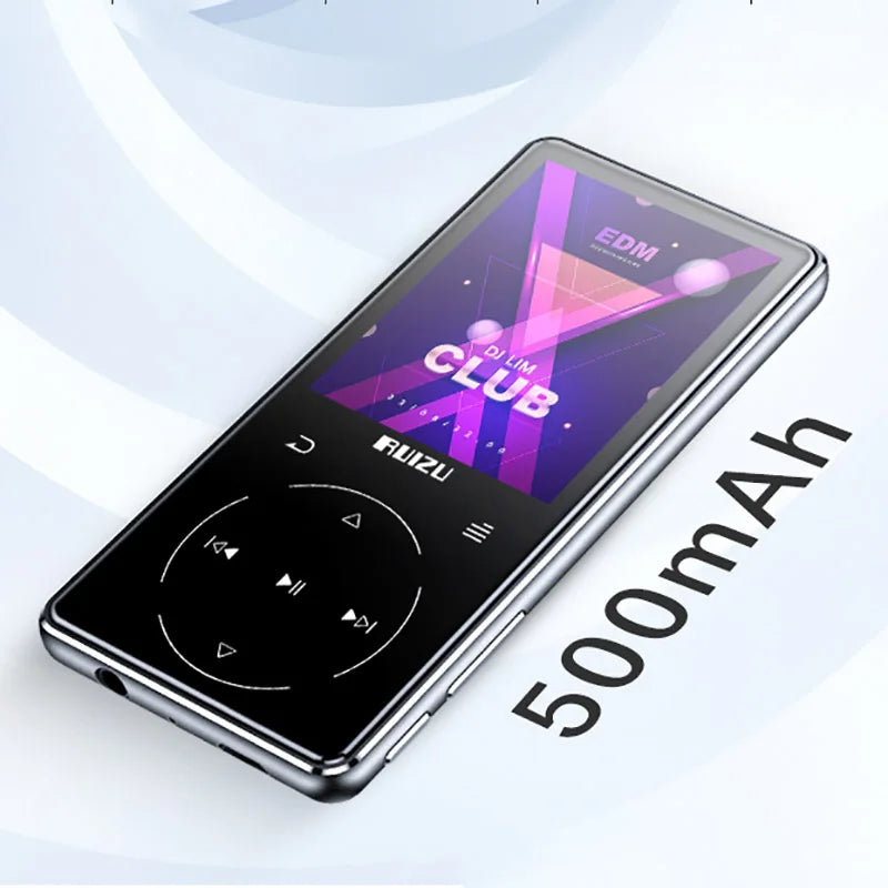 Original RUIZU D16 MP4 Player 8GB/16GB 2.4 inch Screen Bluetooth FM Radio Voice Recorder E-Book Video Portable Audio player