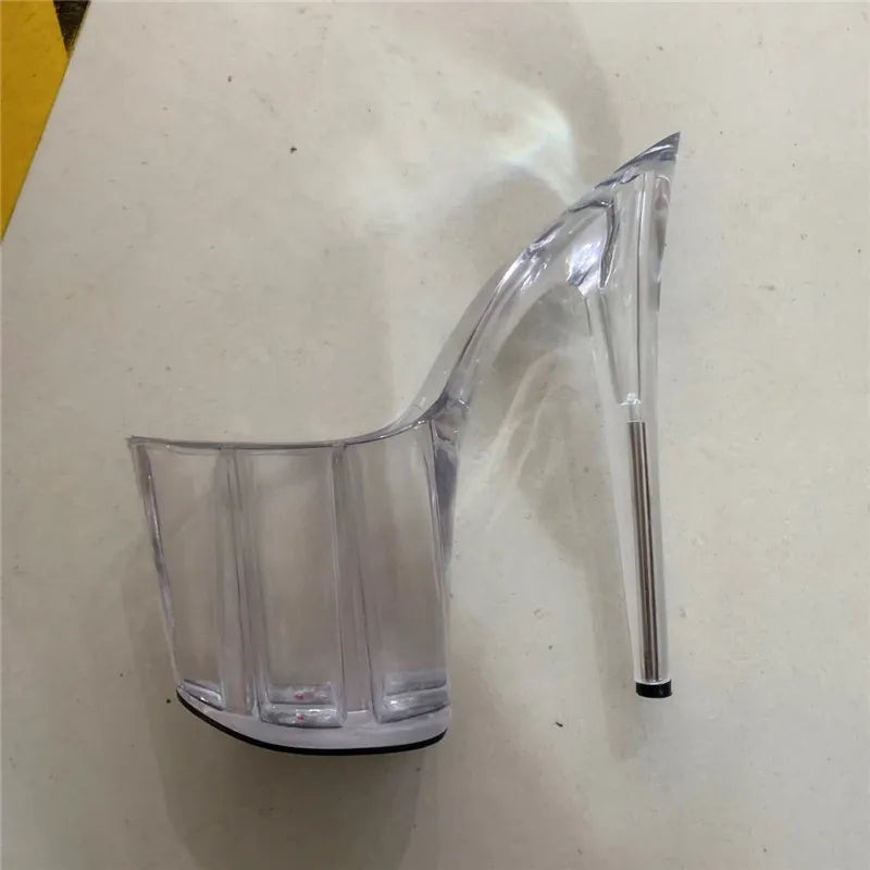 15-20-23 centimeter shoe accessories, thick-soled shoes in white and black, unfinished shoes, shoe soles