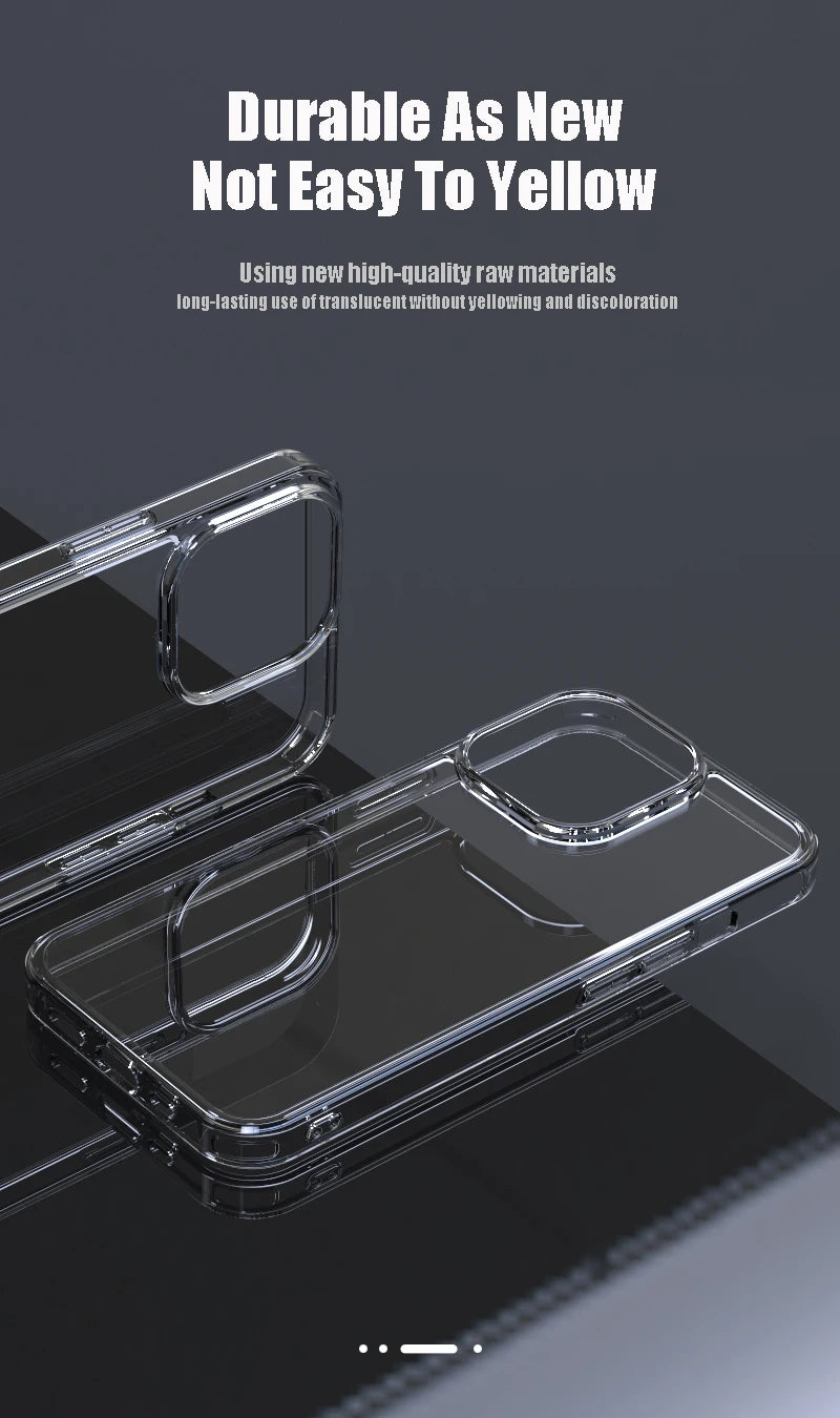 Luxury Tempered Glass Clear Case For iPhone 16 15 14 12 13 Mini 11 Pro XS Max X XR 15 7 8 16Plus SE Transparent Hard Case Fundas
