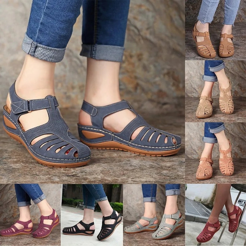 Premium Orthopedic Sandals Women Bunion Corrector Platform Walking Sandals Female Beach Shoes Women Ladies Wedge Sand Sandalias