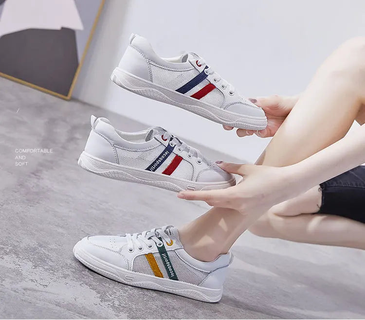 white shoes women's 2020 leisure summer breathable fashion shoes