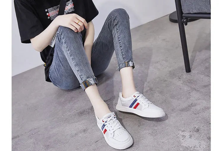 white shoes women's 2020 leisure summer breathable fashion shoes