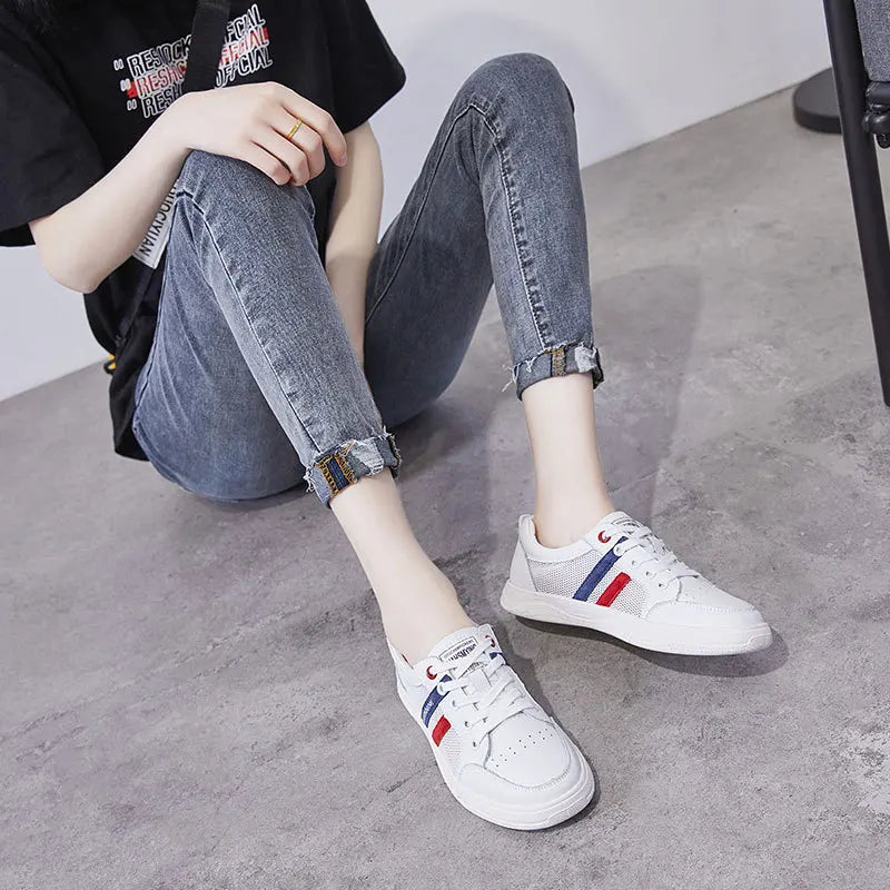 white shoes women's 2020 leisure summer breathable fashion shoes