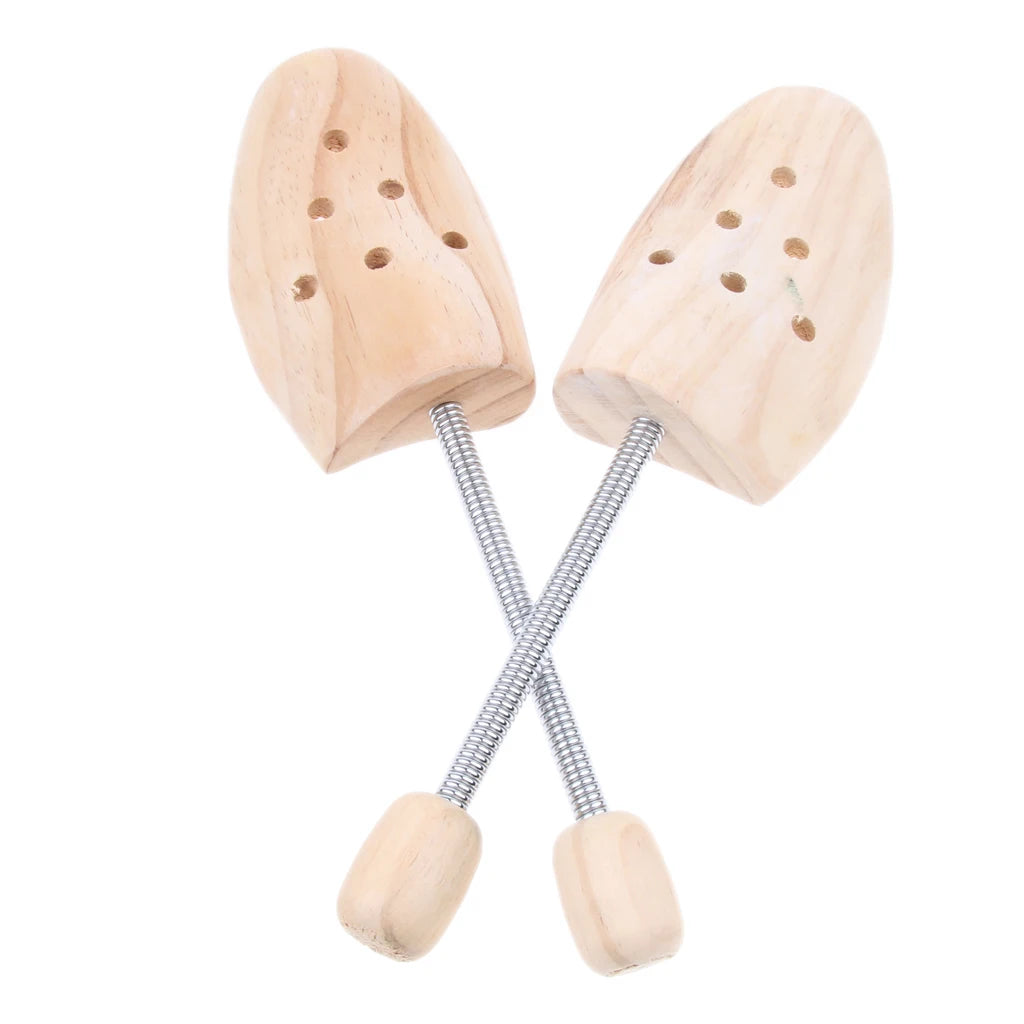 2pcs Men's Women Cedar Wood Shoe Tree Stretcher Shaper Keeper