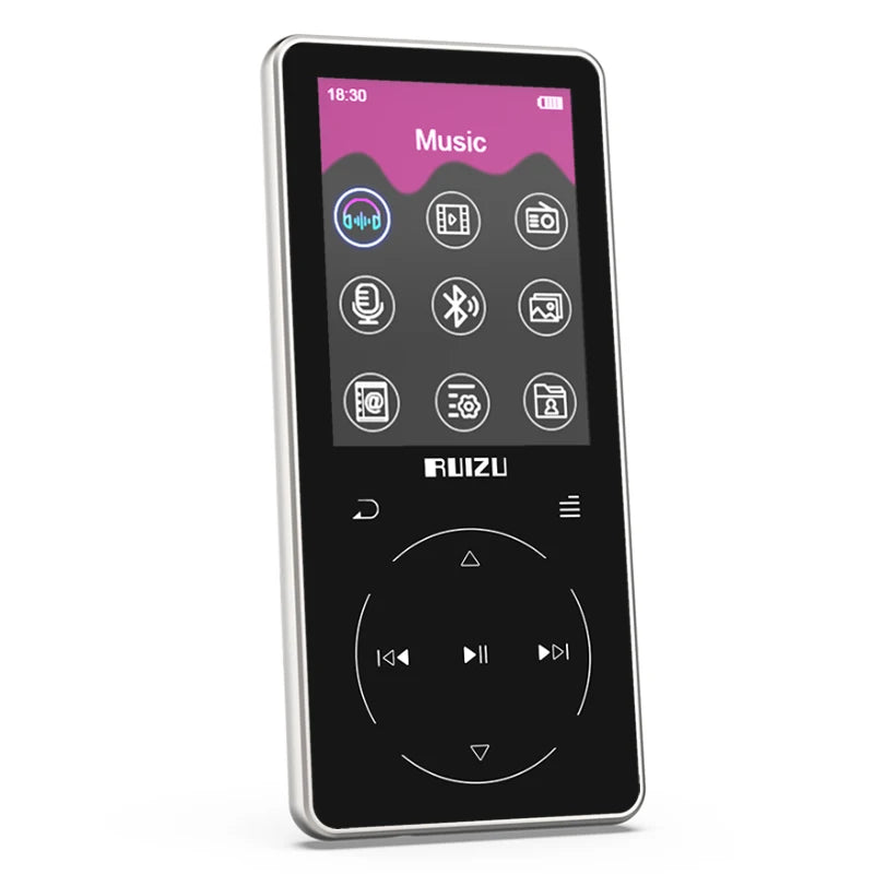 Original RUIZU D16 MP4 Player 8GB/16GB 2.4 inch Screen Bluetooth FM Radio Voice Recorder E-Book Video Portable Audio player