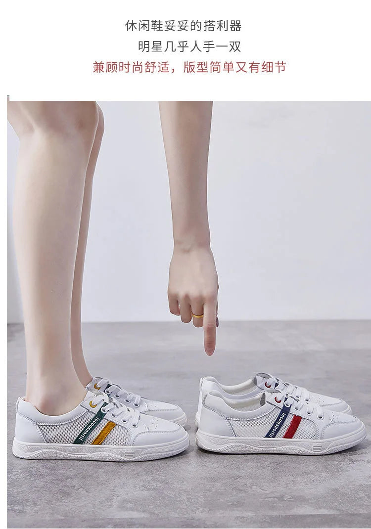 white shoes women's 2020 leisure summer breathable fashion shoes