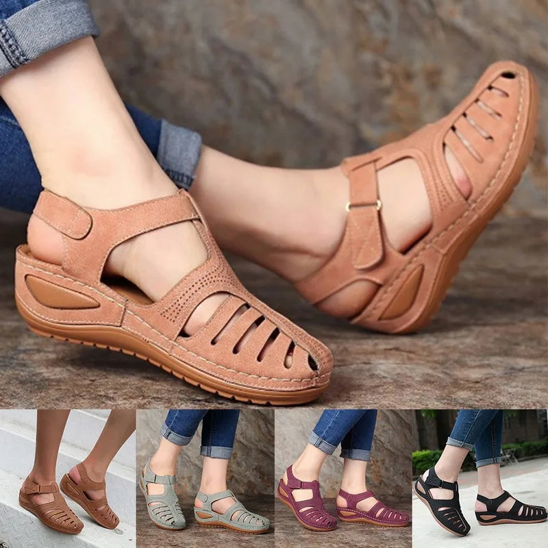 Premium Orthopedic Sandals Women Bunion Corrector Platform Walking Sandals Female Beach Shoes Women Ladies Wedge Sand Sandalias