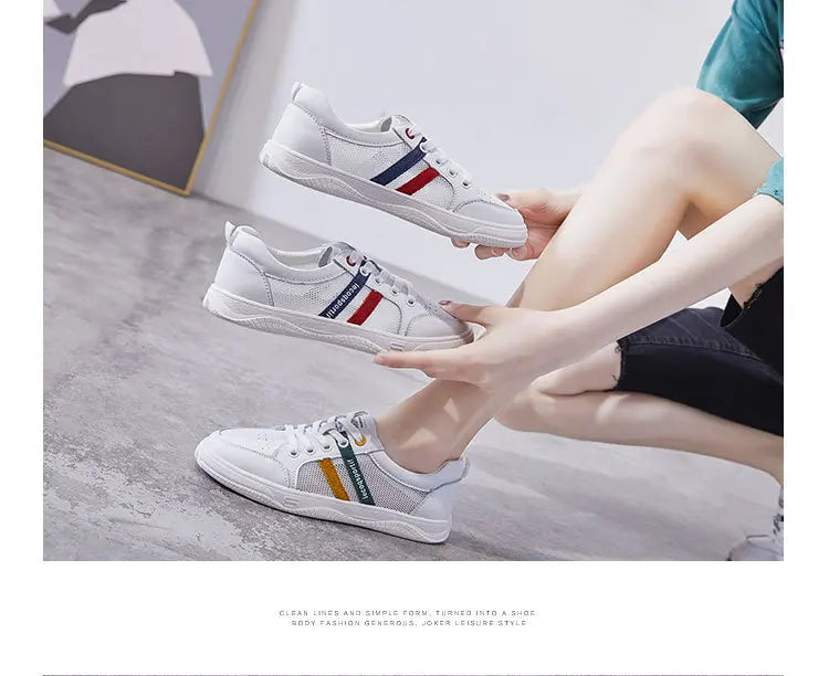 white shoes women's 2020 leisure summer breathable fashion shoes