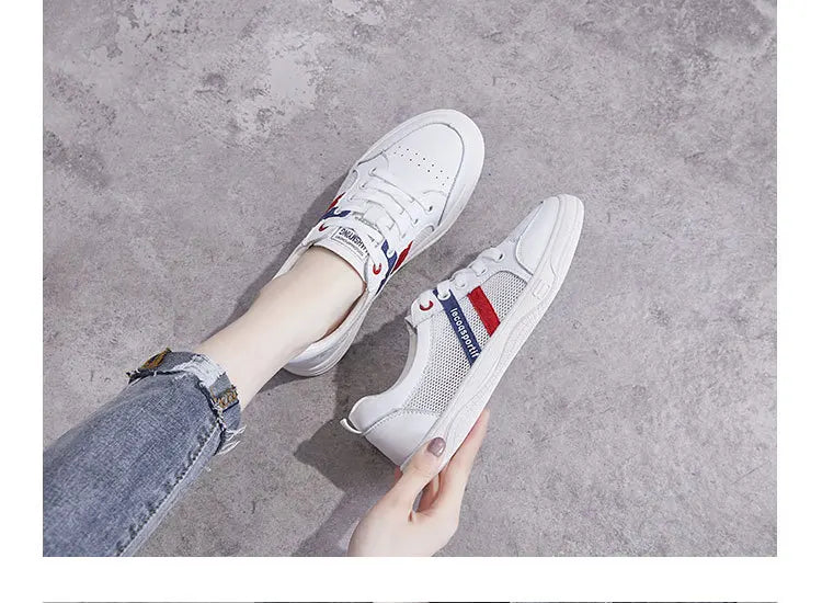 white shoes women's 2020 leisure summer breathable fashion shoes