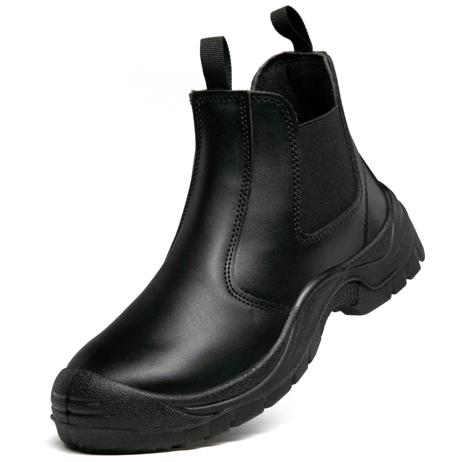 2025 New Work Safety Boots waterproof leather boots Men shoes Non-slip Indestructible shoes Protection boots Work shoes quality