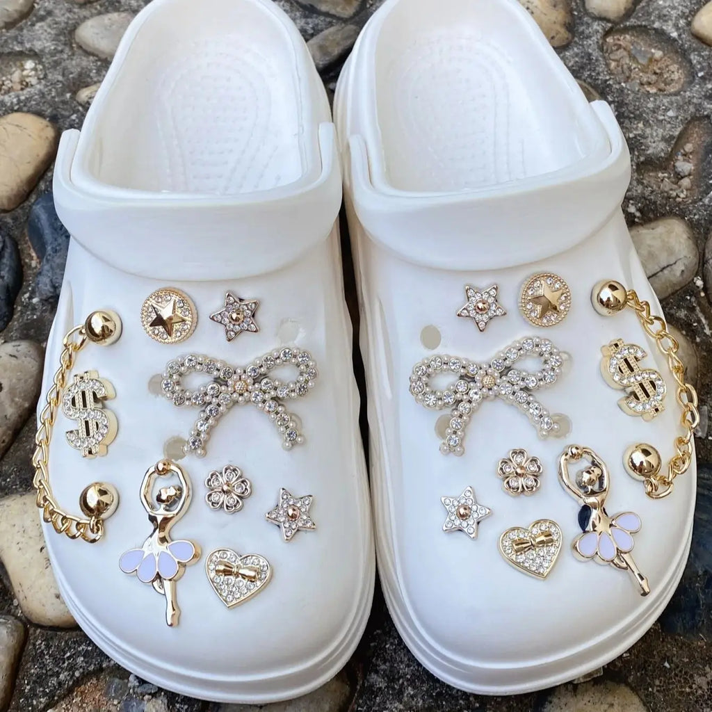 18 Golden chain US dollar bow Dance Girl creative multi-purpose (DIY) decorations, suitable for a variety of items such as phone