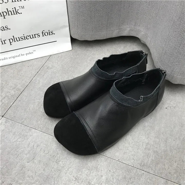 Careaymade-Genuine leather big size women's shoes,pure handmade Winter plush soft thick warm cotton boots women antiskid shoes