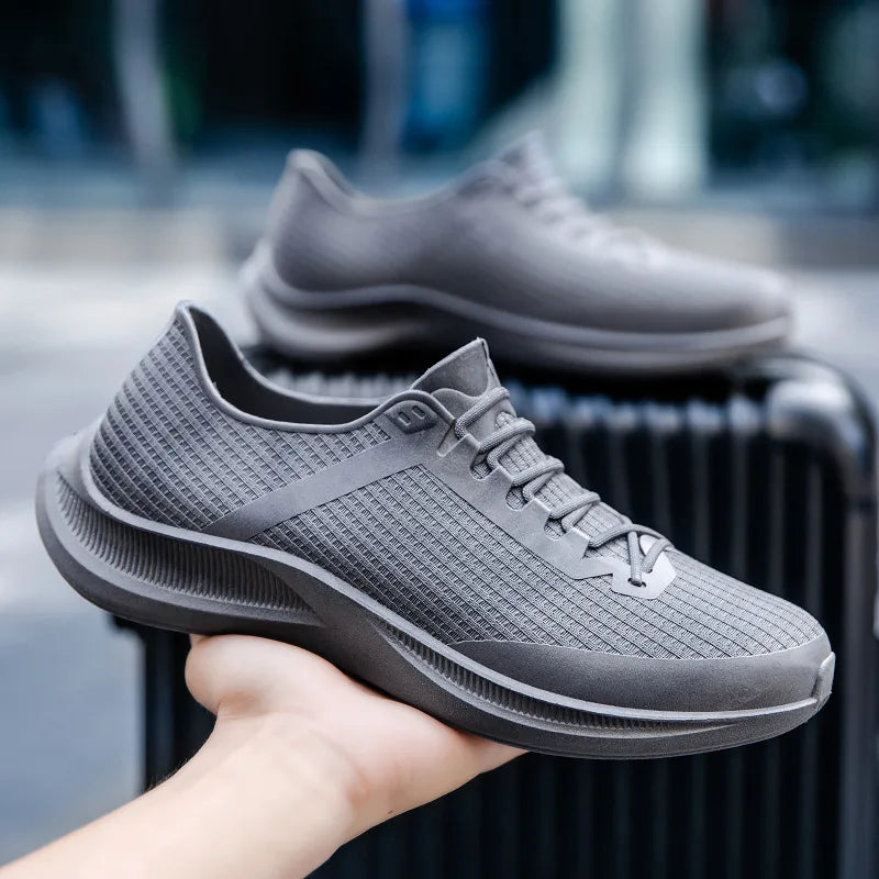 New Men's Outdoor Hiking Rain Boots Fashion Beach Non Slip Rain Shoes Rubber Fishing Work Shoes Durable Waterproof Rubber Shoes