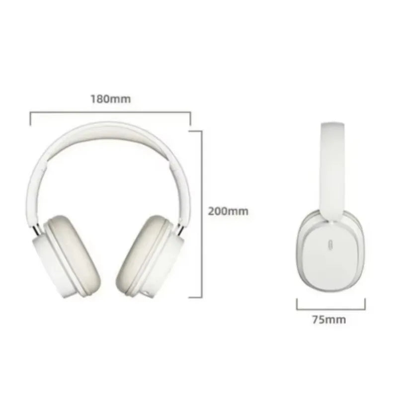Bluetooth 5.3 Fashion Wireless Headphones HIFI Stereo Gaming Earphones Portable Over-ear Business Headset Low Latency With Mic