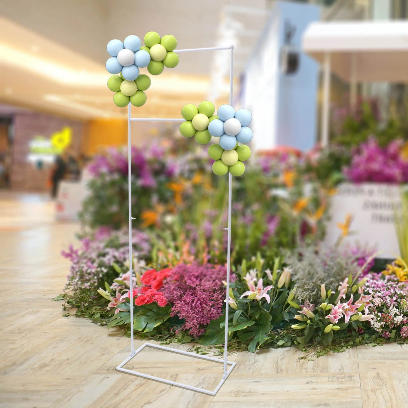 1.55m Freestanding Wedding Flower Stand Wedding Centerpieces Decor Flower Stand Party Balloon Decorative Bracket