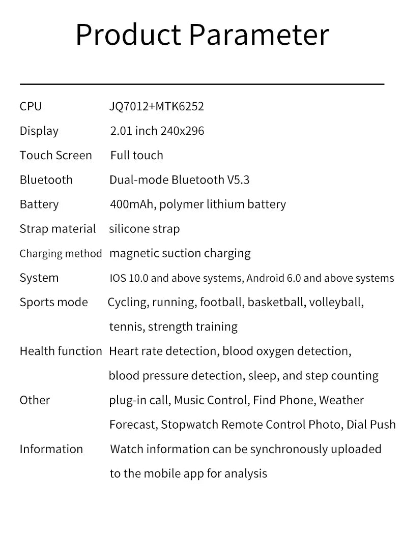 2025 BW9 Smartwatch SIM Card Bluetooth Calling 2.01-inch Screen Telescopic Camera Full Network Coverage Step Counting Recording