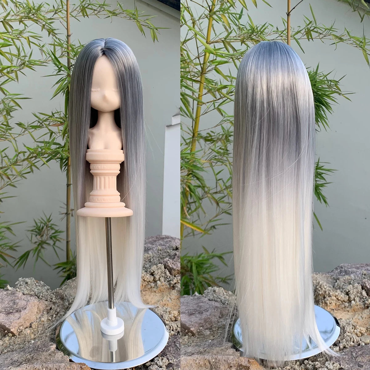 Bjd Doll Wig1/3 & Small 1/3 & 1/4 & 1/6 Long Straight Hair Synthetic Wig Doll Accessories For Girls DIY Makeup Accessories BJD