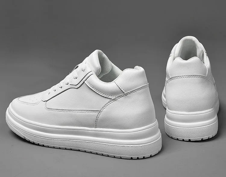 Luxury Elevator Shoes Men Women Sneakers Height Increasing Invisible 6 8 10CM Heighten Sports Man Taller Lift White Shoes