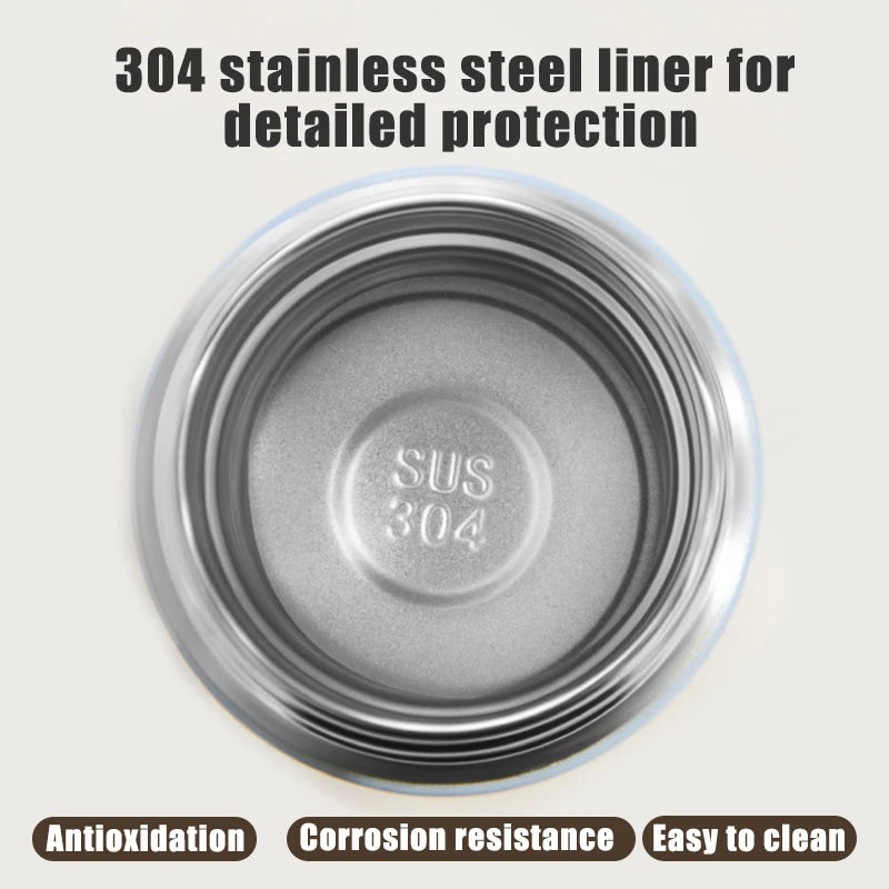 200ML Smart Thermos Water Bottle Intelligent Temperature Display Stainless Steel Vacuum Flasks Thermoses With Filter Tee Cup