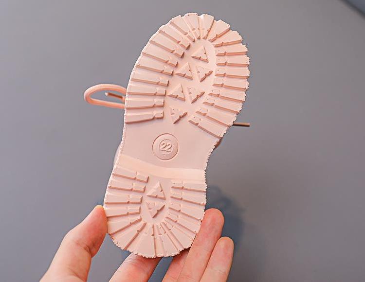 Bota Kid Boots Kid Fashion Boots Autumn Winter Boys British Plush Short Boot Girl Ankle Boots French Boy/ Girls Boots Kid Shoes