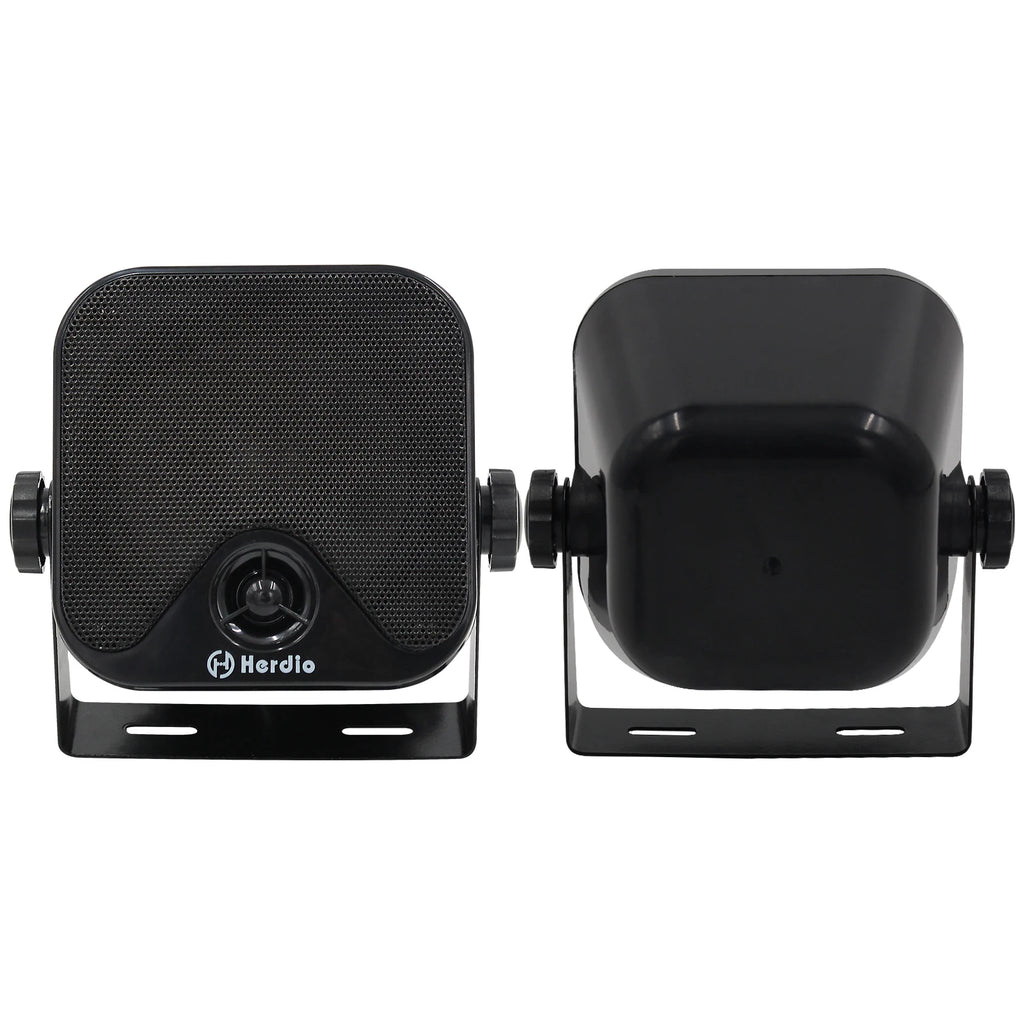 Herdio Waterproof Marine Speakers 100W 4 Inch Motorcycle Audio Speaker Heavy Duty Music Sound System For outdoor ATV UTV