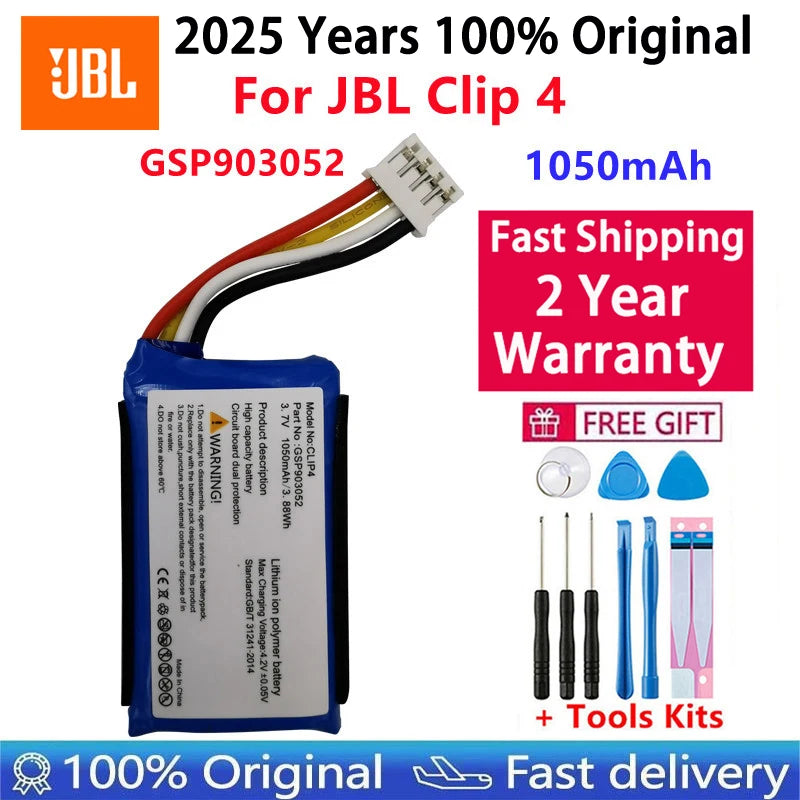 2025 Years Replacement Original Speaker Battery For JBL Link 10 20 G03 Clip Charge Boombox Flip Pulse Xtreme 1 2 3 4 5 6 Bateria