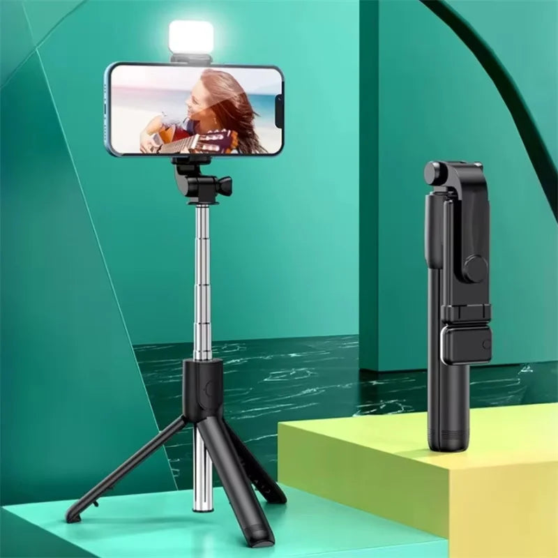 2025 new Selfie Stick Extendable Tripod Phone with,Group Selfies Live Streaming Video Recording Compatible with All Cellphones