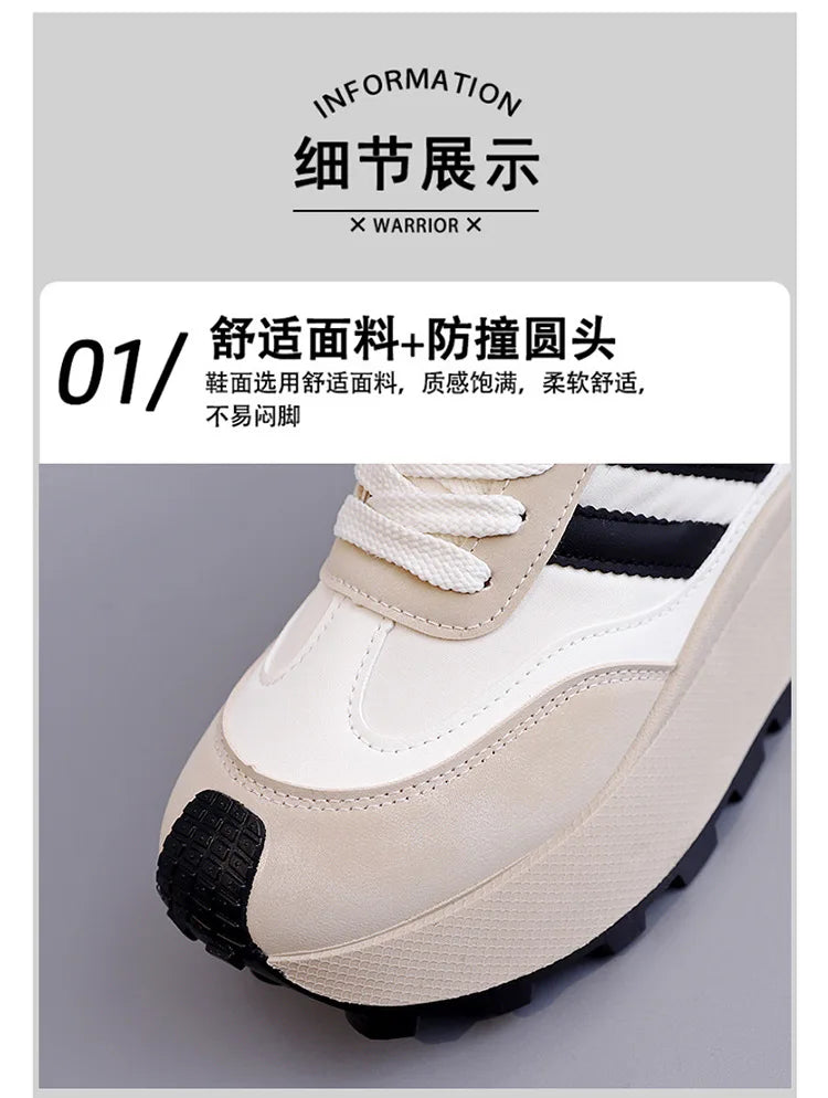 Hot Selling Women's Shoes Platform Wedge Basket 2025 Soft Autumn Casual Female Sneakers Clogs Fall New Leisure Soft Shoes Woman