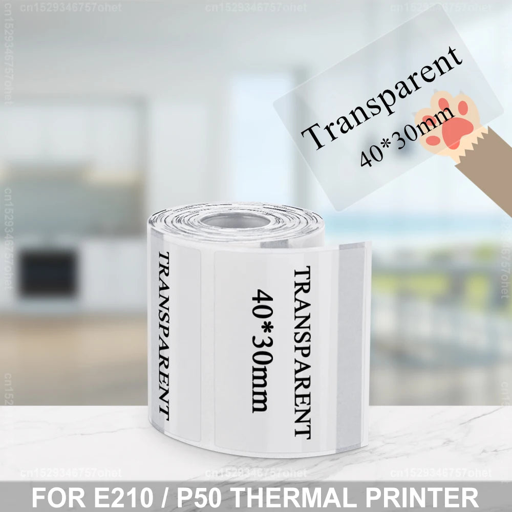 Portable Mini Printer P50 Thermal Label Printer Bluetooth Adhesive Sticker Printer for Mobile PC Computer Similar as B21 Printer