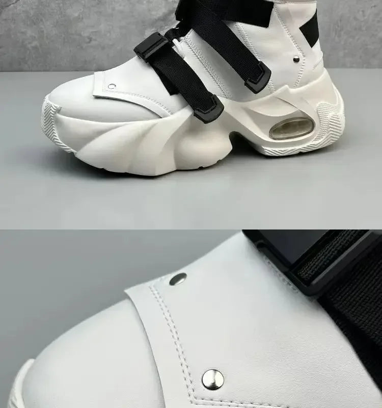 High Quality Men Walking Shoes Women's Platform Shoes Designer Thick Sole Breathable Casual Men Sneakers High-top Dad Shoes