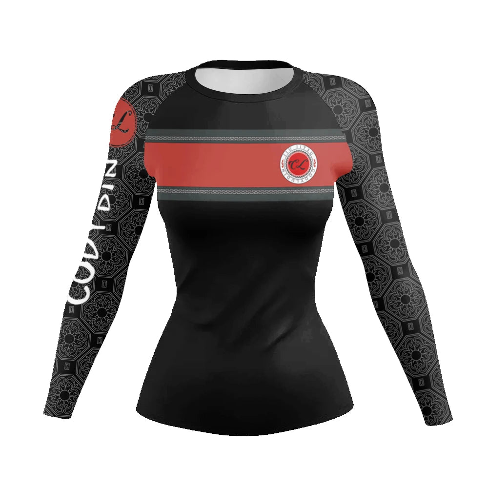New Arrival Best Price Women's Rash Guard for Gym & MMA Training Surfing Rashguard UPF 50+ Anti-Bacterial Quick Dry Yoga Wear
