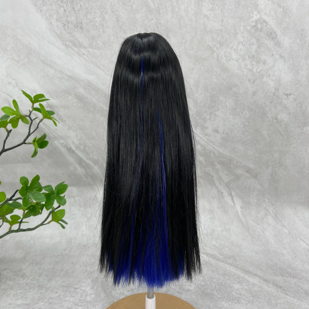 1/3 1/6 BJD/SD Doll Wig With Bangs Long Straight Wig Synthetic Wig For Girls Diy Bjd Wig Accessories