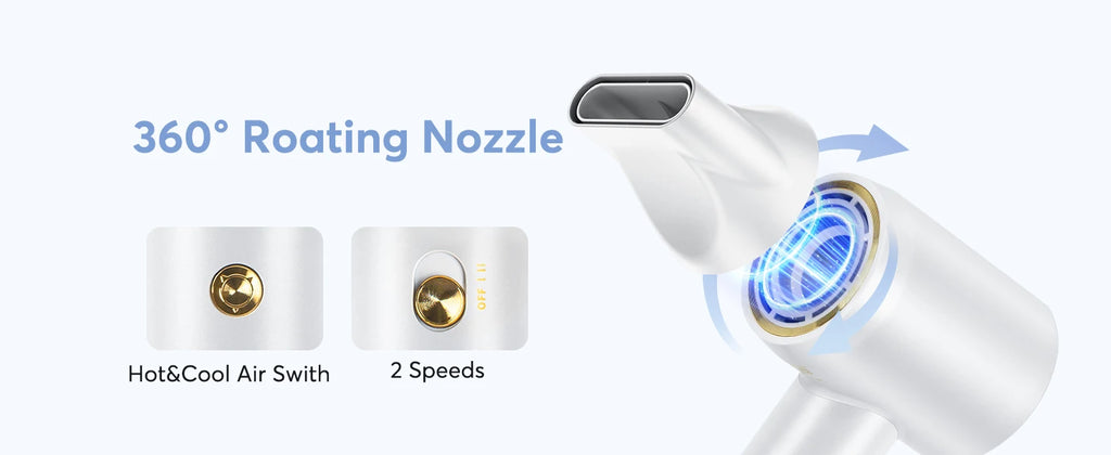 1600W Professional High Speed Hair Dryer 110000RPM Brushless Cold Hot blower Silent Touch Screen Home Hair Dryer Fast Dry