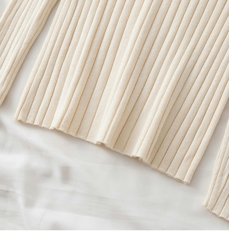 Autumn Winter 2025 Tops Pullovers Women Sweaters Knit Soft Jumper Tops O-Neck Ribbed Long Sleeve Korean Slim-fit Female Sweater