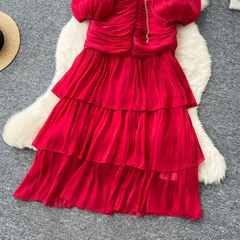 Elegant Lace Splice Mermaid Dress Autumn Clothes Women Lantern Sleeve Bodycon Maxi Long Dresses Evening Party Club Dress Vestido