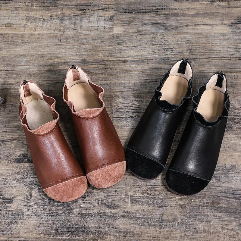 Careaymade-Genuine leather big size women's shoes,pure handmade Winter plush soft thick warm cotton boots women antiskid shoes