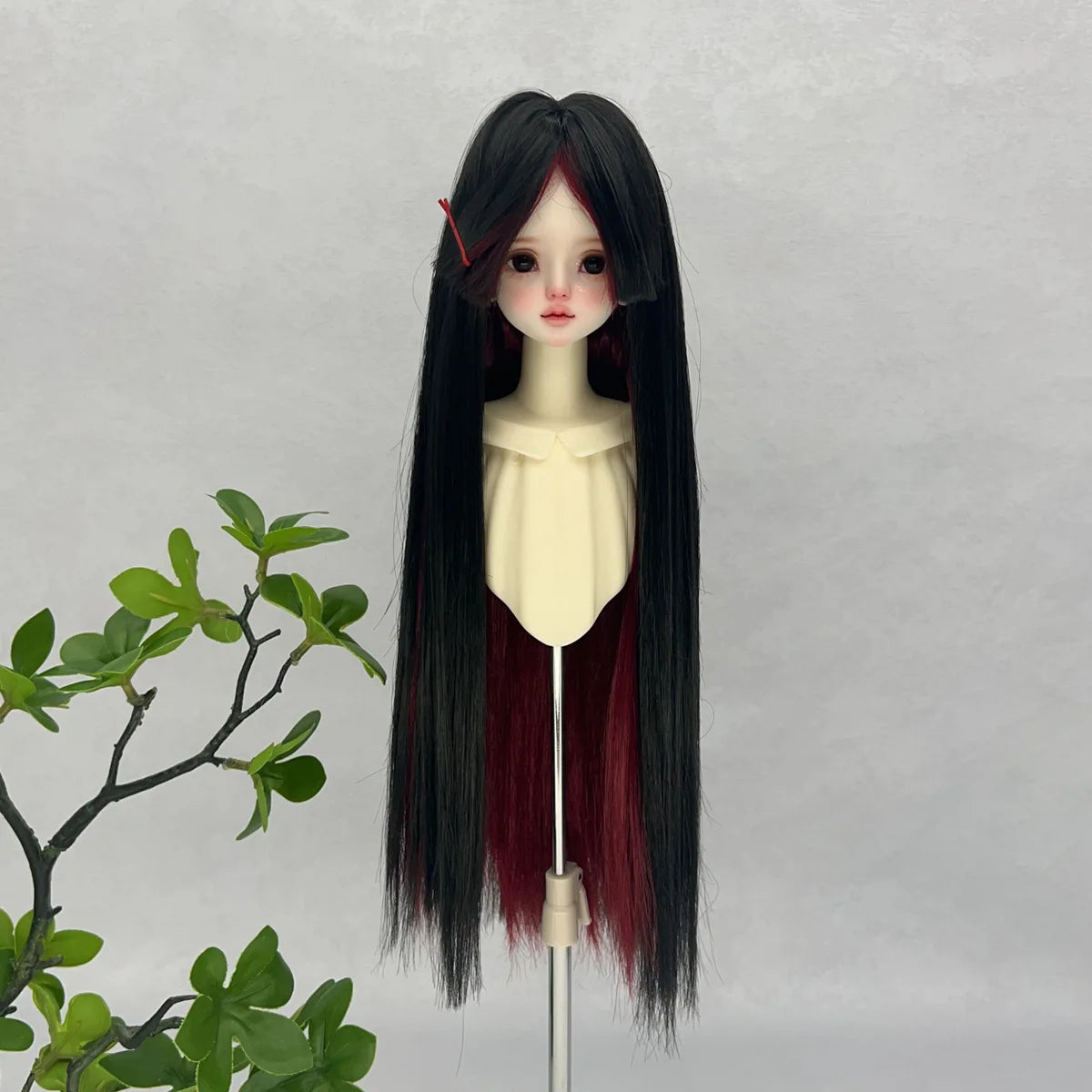 1/3 1/6 BJD/SD Doll Wig With Bangs Long Straight Wig Synthetic Wig For Girls Diy Bjd Wig Accessories
