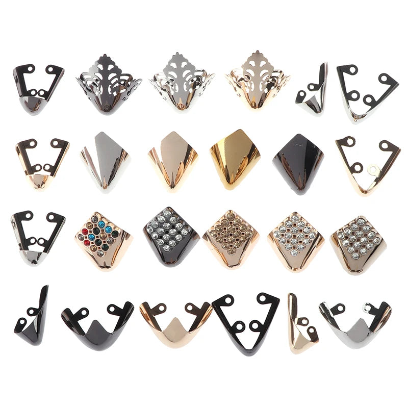 1Pair shoes toe protection metal material for decorations reapair accessories