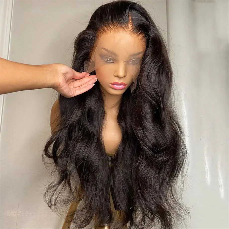 44 Inch Body Wave 13x6 Hd Transparent Lace Frontal Human Hair Wig 360 Brazilian Pre Plucked Lace For Women 13x4 Lace Front Wigs