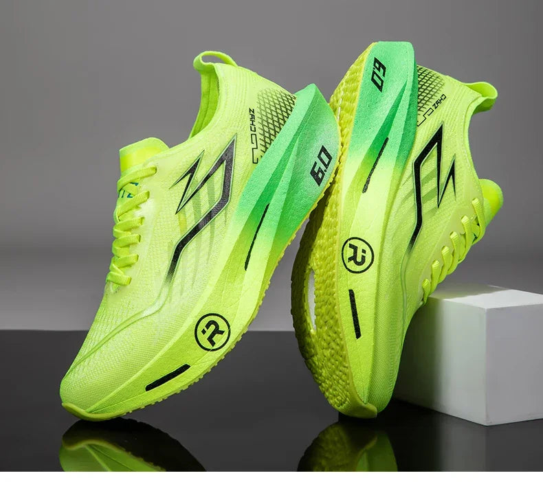 Men's Sports Shoes Cushioning Non-Slip Flat Wear Resistant Sneakers Mesh Breathable Platform Soft Running Shoes for Man