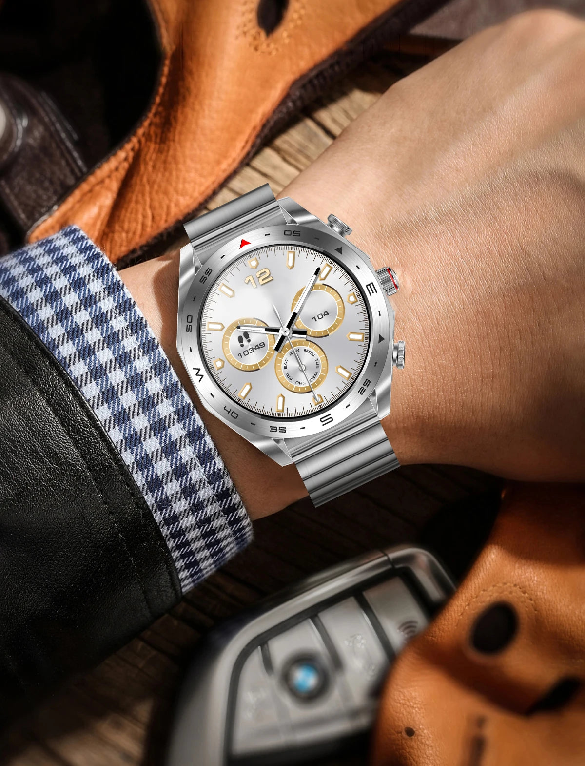 2024 New Smart Watch TWS 2-in-1 Bluetooth Earphones AI Voice SIRI Wake Up Motion Trajectory Tracker Men's and Women's Smartwatch